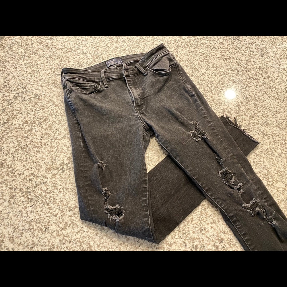 Abercrombie & Fitch Women’s Harper Black Jeans